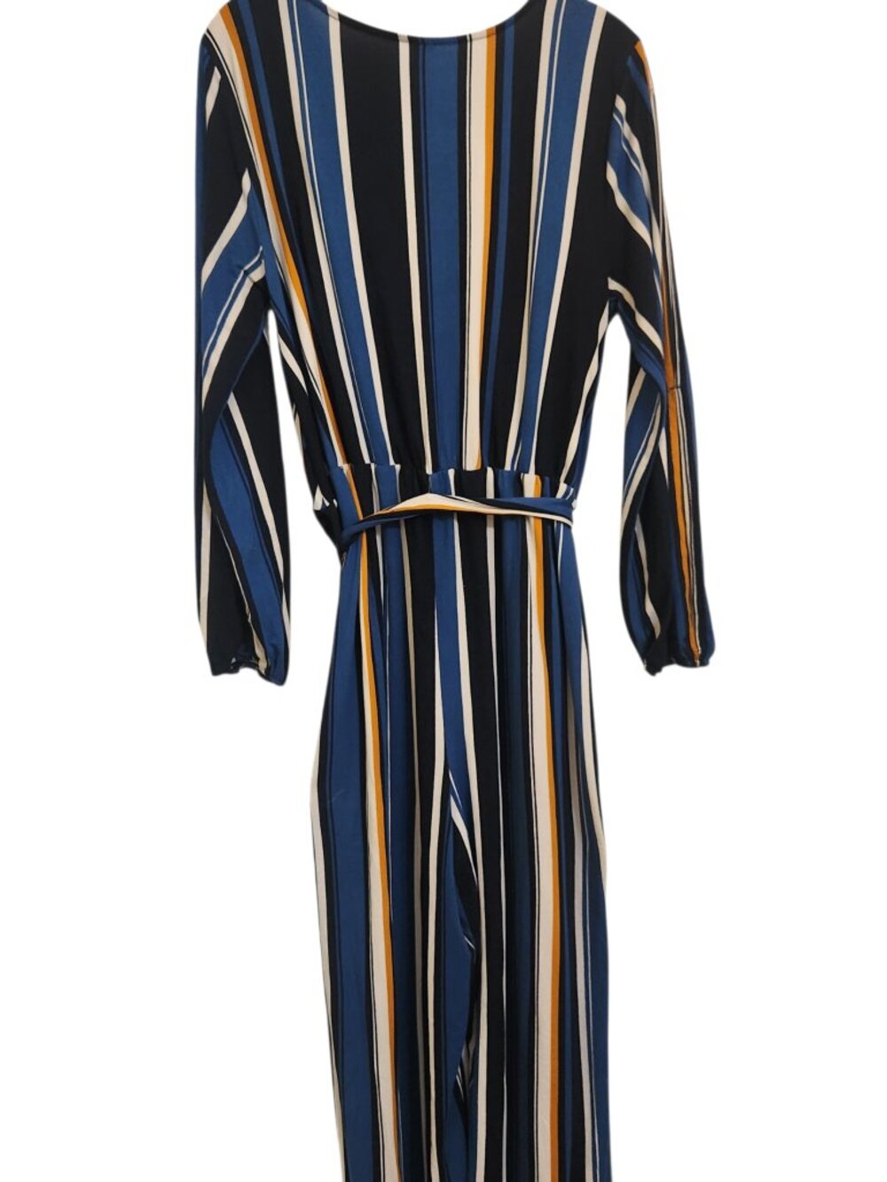 No Boundaries Cold Shoulder Striped Jumpsuit Size XL (15-17) - Picture 7 of 8